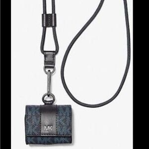 BRAND NEW Michael Kors Airpods Case with Lanyard